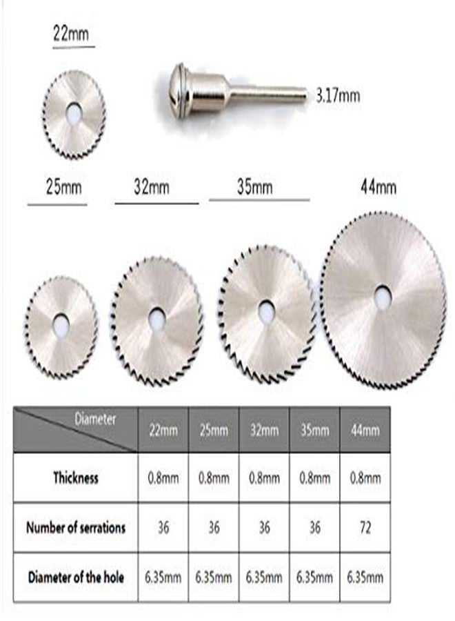 ام ال دي أقراص قطع من الفولاذ عالي السرعة MLD HSS مع محاور لأدوات الحفر الدوارة - Image 2
